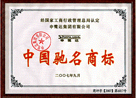 中國馳名商標