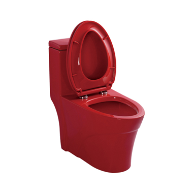 噴射虹吸雙按連體坐便器LD77249A4(內紅)